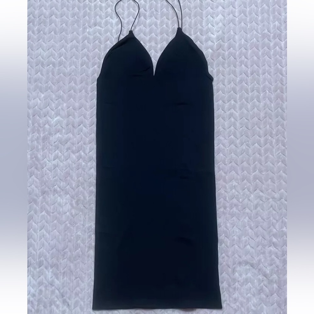 Free People Black Chemise